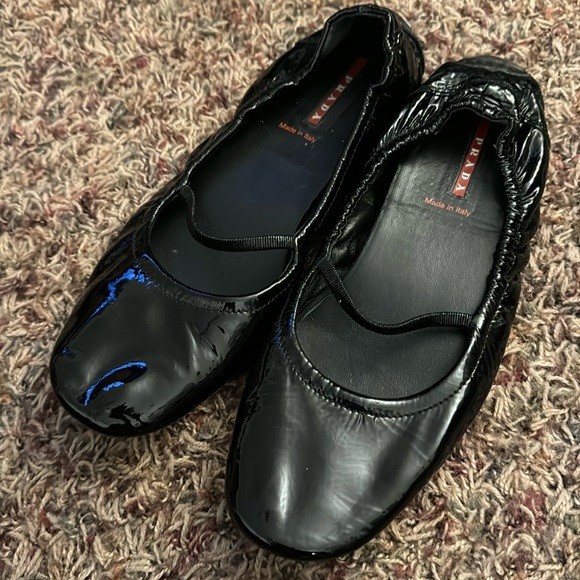 EUC! Prada Sport Patent Leather Mary Jane Driving Flats - Picture 1 of 16